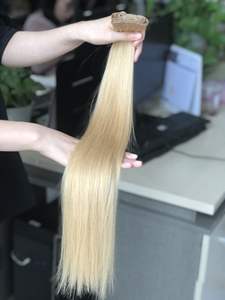 LONGFOR גלם בתולה אירופאי רוסית שיער הארכת עצם ישר שיער חבילות - Product Image 5