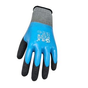 Guante impermeable de alta calidad Guantes de seguridad con doble revestimiento de látex - Product Image 2