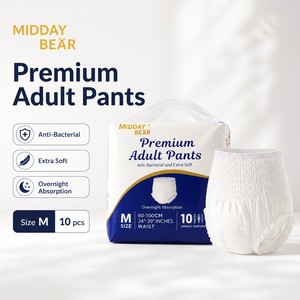 Vente en gros de couches-culottes jetables pour adultes, super absorbantes, pour la nuit, pour l'incontinence, soins à domicile pour personnes âgées, OEM privé - Product Image 2
