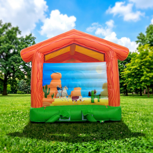 Château gonflable classique WINSUN en PVC, ignifuge, imperméable, certifié CE, facile à installer, adapté aux parcs - Product Image 1