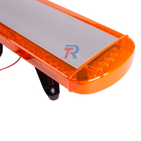 Nouvelle arrivée, barre lumineuse d'avertissement 72W 40 pouces, LED multicolores, lentille ambre, super lumineuse, 12V 24V universelle, certifiée CE, IP65, barre LED