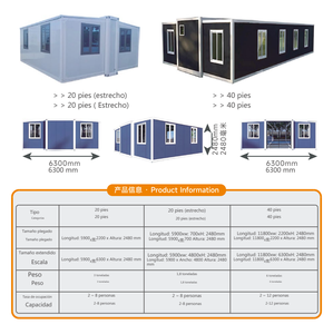 <span class=keywords><strong>Maison</strong></span> conteneur moderne et respirante avec 2/3/4 chambres pour usage bureaux/appartements, garantie 1 an - Product Image 6