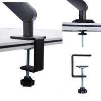 Support de moniteur de bureau à ressort mécanique pour écrans de 13 à 32 pouces, idéal pour les expositions et les tables de travail