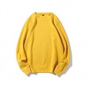 Sweat-shirt unisexe en coton molletonné français de haute qualité 300 GSM, coupe ample, col rond, personnalisable pour homme - Product Image 5