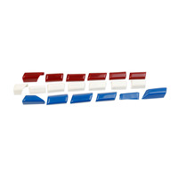 KORLOT Grille de calandre avant tricolore moderne de luxe en ABS pour Hyundai Palisade 2023, décoration extérieure de voiture