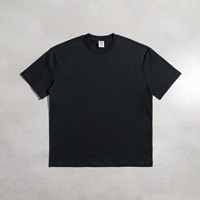 Camiseta de Manga Corta al por Mayor, Personalizada, de Alta Calidad, Unisex, Tejido Grueso de 305 g, 100% Algodón, Transpirable, con Bordado 3D