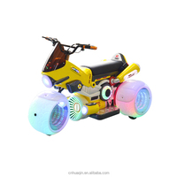 Motocicleta de Carreras para Niños, Funciona con Batería, Operada con Monedas, para Parques de Diversiones, Centros Comerciales, Juegos de Arcade, Motocicleta Deslumbrante