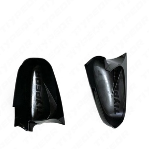 Para Honda Civic 2002- <span class=keywords><strong>2005</strong></span>, cubierta de <span class=keywords><strong>espejo</strong></span> retrovisor lateral de cuerno de buey negro brillante - Product Image 6