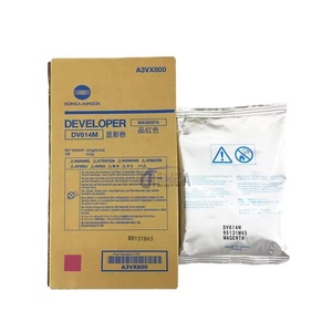 Polvo revelador original Konica Minolta Bizhub DV614 con logo para impresoras japonesas C1060, C2060, C1070, C2070, C3070, DV614, DV613, DV616 - Product Image 1