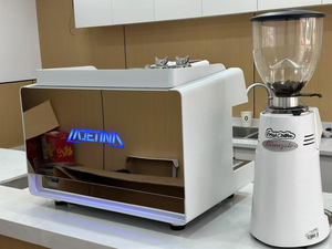 Máquina de Espresso Comercial Doble Automática de Acero Inoxidable LADETINA/Tianna, Máquina de Café Portátil para Hotel con Batería - Product Image 2