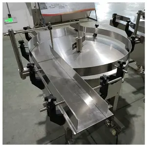 Focus Machinery Rotary Accumulation Table / Bottle Unscrambler Machines / Cans Turn Rotary Bottle Collecting Table