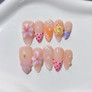 Caja de Empaque NewRetro para Uñas Artificiales, Diseño Moderno, Uñas Artificiales de Cobertura Completa, Uñas de Estilete Largas, Uñas Postizas Hechas a Mano - Product Image 4