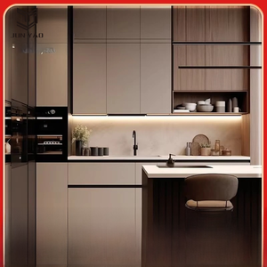 Meubles de luxe légers personnalisables Ensembles pour chambre d'hôtel en alliage d'aluminium et chêne MDF mélamine pour la maison et l'hôtel - Product Image 2