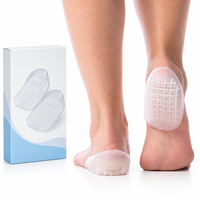 Protège-talons en tissu souple avec coussinets en gel pour chaussures habillées, bottes, baskets – Soulagement de la douleur du cou-de-pied et de la tendinite