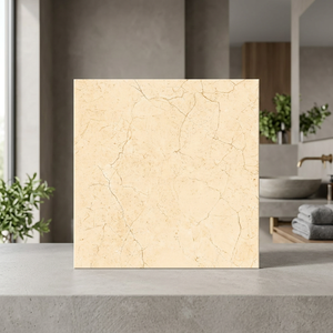 Modernas Baldosas de Porcelana Pulida Brillante Marfil Bianco 600x600mm, Diseño de Mármol, Cerámica de Diseño - Product Image 4
