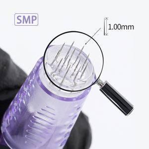 Cartuchos de Microblading SMP desechables estériles profesionales POPU aguja para maquillaje permanente y micropigmentación del cuero cabelludo - Product Image 4