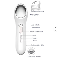 Appareil de beauté personnalisable pour usage domestique, appareil de lifting du visage à micro-courant, appareil de tonification du visage portable en ABS, appareil en fer pour la tonification des yeux