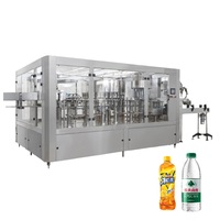 Ligne d'emballage de bouteilles en verre PET entièrement automatique 3 en 1 en aluminium pour boissons gazeuses
