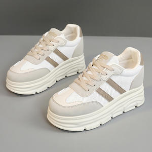 Zapatos de Moda 2026 para Mujer, Mocasines con Suela Gruesa, Zapatos Casuales Antideslizantes, Transpirables, con Cordones, Estilo para Caminar - Product Image 2