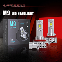 Ampoules de phares LED super lumineuses pour voiture H1 H3 880 881 H27 H7 avec puce LED GC-7035 30W 6600LM compatible 9-60V pour voiture camion