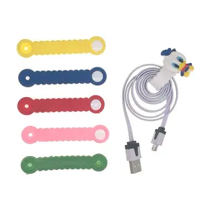 New Arrival Animal PVC Charger Wire Management Cable Cord Organizer Cable Phone Charger Cable winder