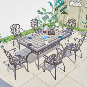 Mobili <span class=keywords><strong>da</strong></span> <span class=keywords><strong>giardino</strong></span> set di mobili <span class=keywords><strong>da</strong></span> <span class=keywords><strong>giardino</strong></span> <span class=keywords><strong>in</strong></span> ghisa di metallo <span class=keywords><strong>in</strong></span> ghisa set <span class=keywords><strong>da</strong></span> <span class=keywords><strong>giardino</strong></span> per esterno <span class=keywords><strong>da</strong></span> ristorante - Product Image 5