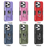 Grade Bumpers Armor Cove Slide Camera Lens Protect Cell Phone Case pour iPhone 16 Pro Max