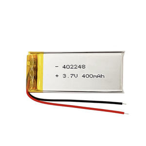 402248 <span class=keywords><strong>3</strong></span>.7V 400毫安时可充电锂聚合物电池LP402248锂聚合物电池 - Product Image 1