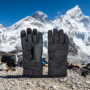 Men's and Women's Black Waterproof Winter <b>Gloves</b> Anti-Slip Outdoor Sports Safety Gear for Skiing and Snowboarding <b>Warm</b> Heated - Product Image 5