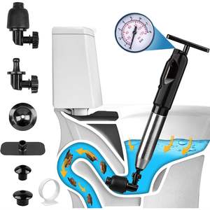 Desatascador Eléctrico de Alta Resistencia con Copa de Goma de Alta Presión para Drenaje, Solucionador de Obstrucciones de Baño, Modelo TY-260314-22 de Master Plumber - Product Image 1