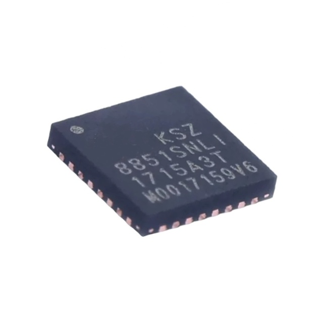 New IC Ethernet Transceiver KSZ8851SNLI KSZ8851SNLI-TR VQFN64 IC Chip in Stock KSZ8851
