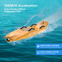 Jet électrique en fibre de carbone planche de surf vitesse réglable 65 KM/H nouveau bord de mer Sports de plein air eau Surf fin accessoire eaux océaniques