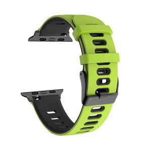 Correa de Silicona para <span class=keywords><strong>Apple</strong></span> <span class=keywords><strong>Watch</strong></span>, Compatible con <span class=keywords><strong>Apple</strong></span> <span class=keywords><strong>Watch</strong></span> <span class=keywords><strong>Ultra</strong></span> 2 42/44/45/46/49mm. Correa deportiva transpirable, cómoda de llevar. - Product Image 5