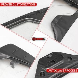 Latest New Model Upgrade to MSY Style Dry Carbon Fiber Rear <b>Engine</b> Cover <b>Hood</b> for Ferrari 488 GTB - Product Image 3