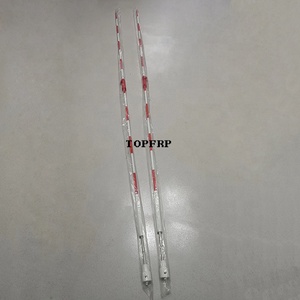 Red de Voleibol de Fibra de Vidrio Resistente con Antenas Rojas y Blancas y Abrazaderas - Product Image 3