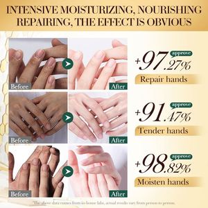 Bioaqua chăm sóc da Vitamin E <span class=keywords><strong>Manuka</strong></span> mật ong nuôi dưỡng tay mặt nạ dưỡng ẩm sửa chữa khô nứt làm trắng tay sản phẩm làm đẹp - Product Image 6