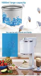 Petite <span class=keywords><strong>machine</strong></span> automatique pour la maison mini <span class=keywords><strong>machine</strong></span> à crème glacée aux fruits pour les enfants <span class=keywords><strong>Machine</strong></span> de fabrication de cornets de crème glacée pour le bricolage Batteur sur socle <span class=keywords><strong>Cuisinart</strong></span> - Product Image 2