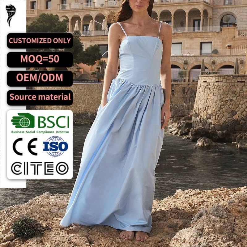 Light Blue Long Dresses - 2025 Elegant Party Wear