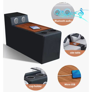 Ensemble de canapés pour salon, nouveau design, Turquie, moderne, luxe, inclinable, multifonctionnel, canapé en cuir et tissu en forme de U - Product Image 6