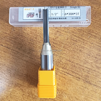 Mata Bor Router AK47-1 3Flutes TCT Straight Bit Arden, Mata Bor Router Arden 1/2* 6*20mm 3F CNC untuk Memotong MDF, Kayu, Plywood, Akrilik
