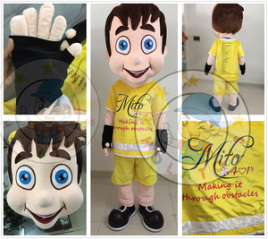 Angelo ragazzo costumi della mascotte/lattice angelo costumi - Product Image 3