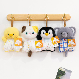 <span class=keywords><strong>Mini</strong></span> poupée en peluche douce en forme de mouton avec rembourrage en coton PP, compagnon de bureau, joli pendentif de sac, hauteur 11-30CM - Product Image 2