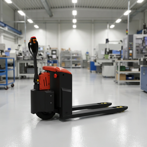 Transpalette électrique 2T avec batterie au plomb-acide, pneus pleins, mât monophasé pour utilisation en intérieur dans une usine de fabrication - Product Image 6