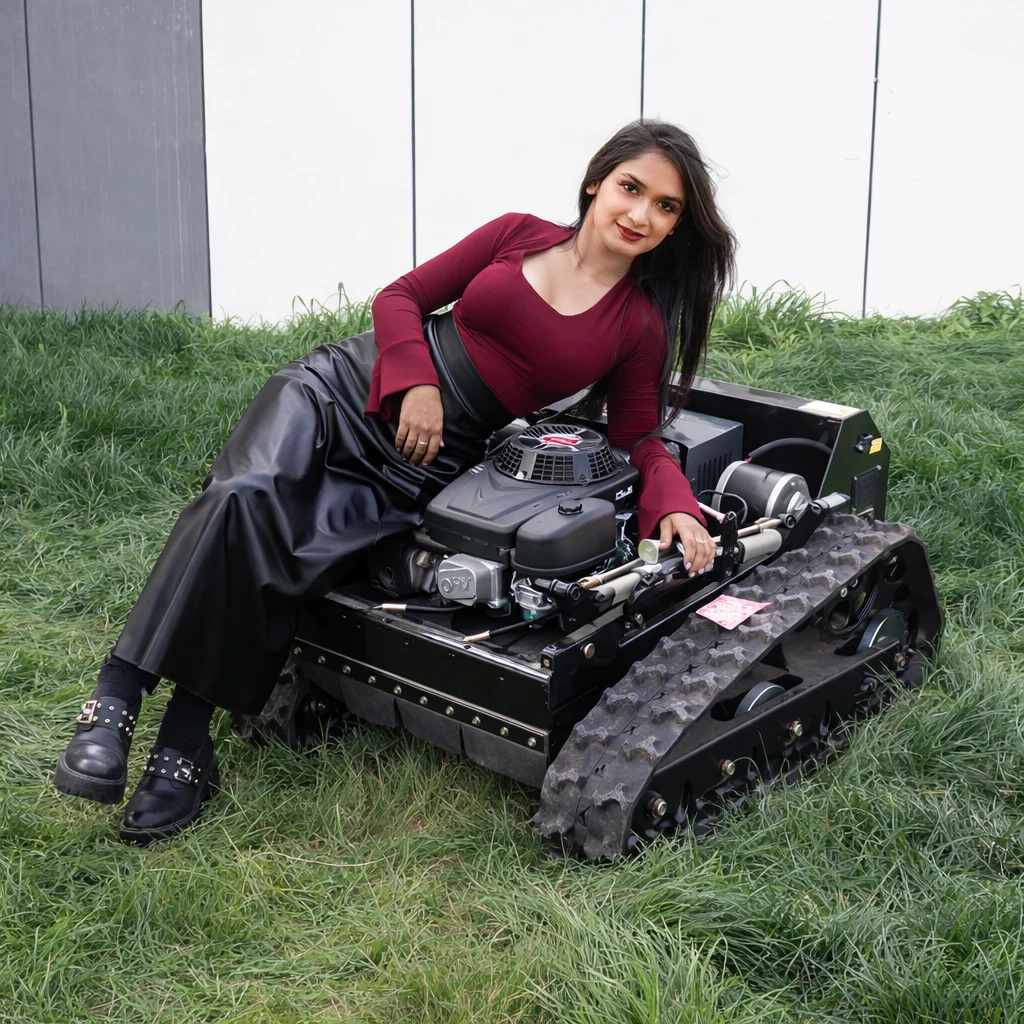 Free Shipping Smart Rc Lawn Mower Robot Remote Mini Gasoline Mini Tractor Zero Turn Robot Gas Snow Plow Snow Blade Lawn Mower
