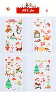 Custom High Quality Xmas Theme <b>Waterproof</b> Christmas <b>Stickers</b> for Kids Classic Holiday Characters - Product Image 3