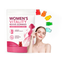 Gummies Adaptogènes OEM Fabricant Marque Privée Supplément Vitalité Faible en Sucre pour Femmes Adultes Soutien Stress & Circulation
