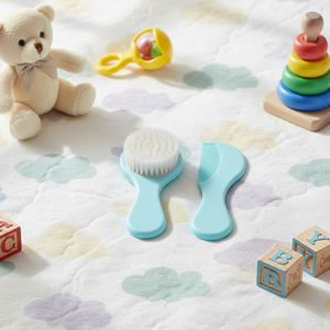 Commercio all'ingrosso 2 In 1 sicurezza BPA gratis spazzola per capelli e pettine per bambini - Product Image 3