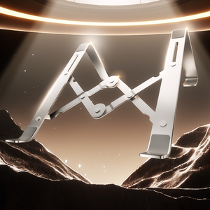 <span class=keywords><strong>Support</strong></span> <span class=keywords><strong>de</strong></span> bureau pliable <span class=keywords><strong>portable</strong></span> à dissipation thermique suspendue <span class=keywords><strong>pour</strong></span> accessoires <span class=keywords><strong>de</strong></span> consommateur, fabriqué par Ningbo - Product Image 1