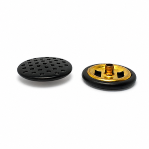 Botones Decorativos Plateados de 10mm-17mm, Botones a Presión de Metal con Logotipo Personalizado para Camisas, Ropa de Hombre - Product Image 3