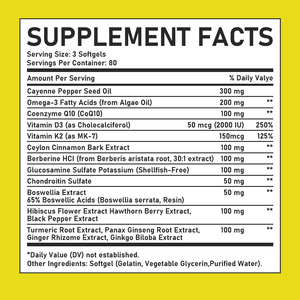 แคปซูลซอฟต์เจล Cayenne Pepper Complex ของผู้ผลิต ช่วยเพิ่มพลังชีวิตประจำวันด้วยสารสกัด Berberine อาหารเสริมบำรุงร่างกายครบวงจร - Product Image 6